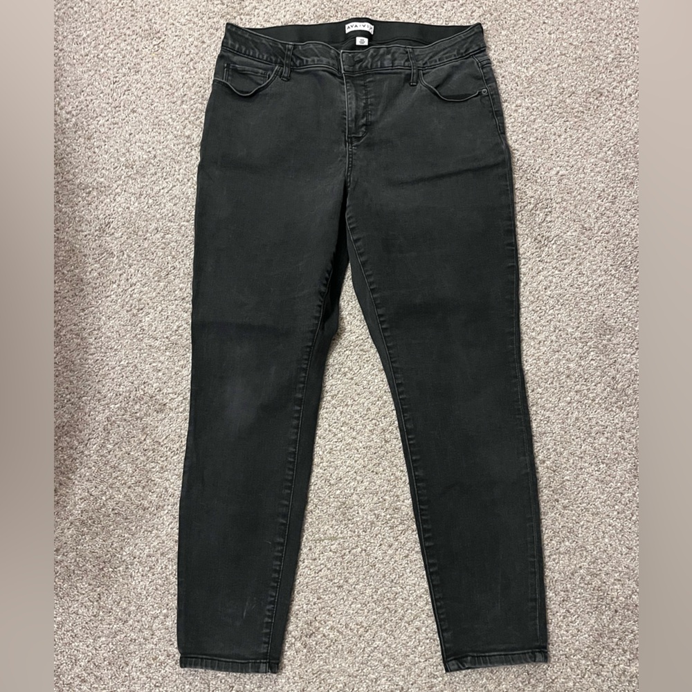 Ava and Viv women’s black jeans